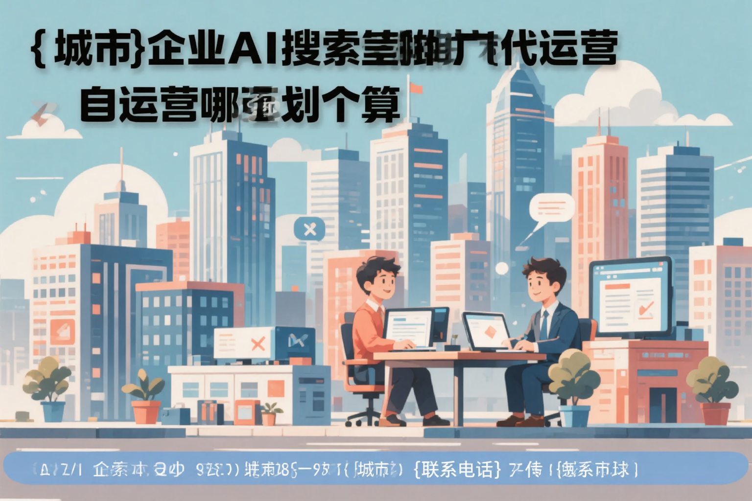 白银企业AI搜索推广代运营和自运营哪个更划算