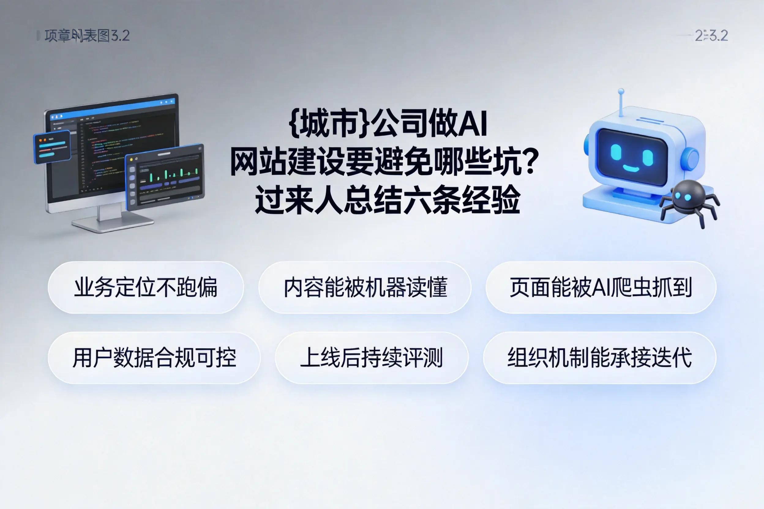白银公司做AI网站建设要避免哪些坑？过来人总结六条经验