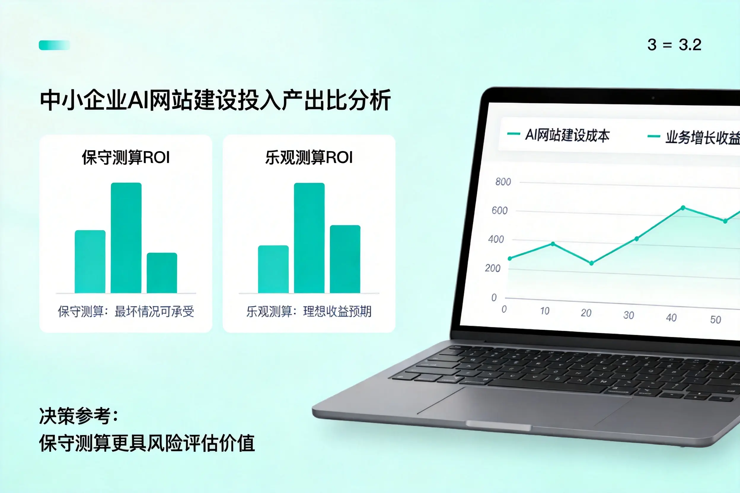 白银中小企业AI网站建设投入产出比怎么算?先看这份分析