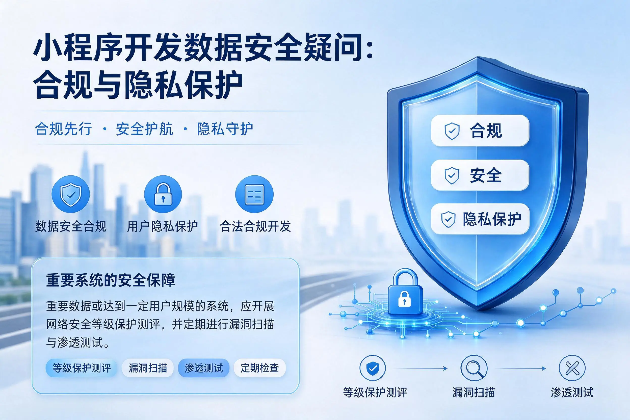 白银小程序开发数据安全疑问：合规与隐私保护