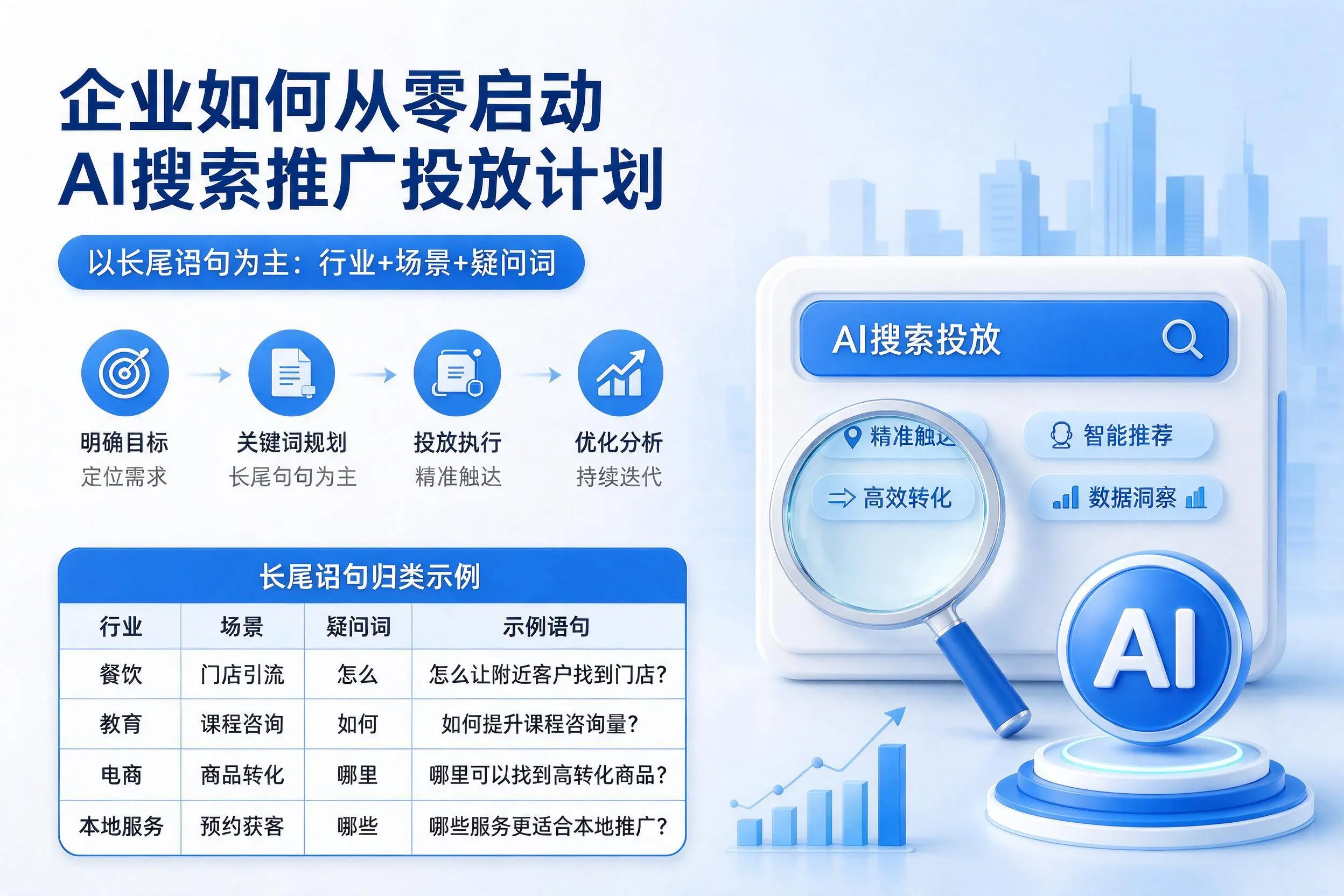白银企业如何从零启动AI搜索推广投放计划